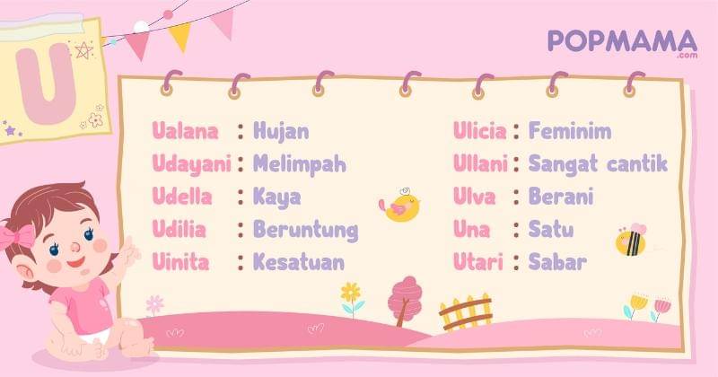 Nama bayi perempuan modern - Popmama.com/Aristika Medinasari